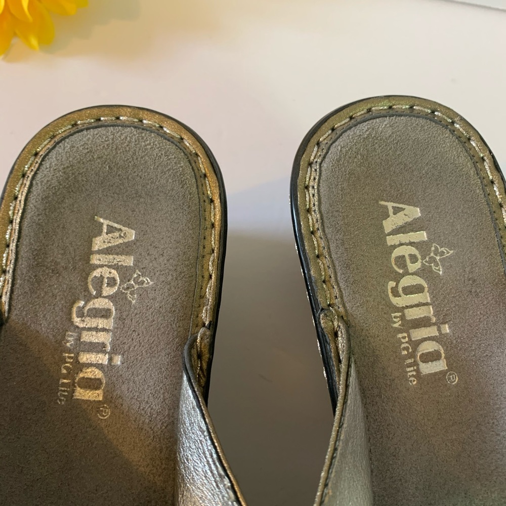 alegria sandals size 38 color siver - Picture 5 of 7